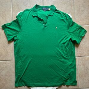 Polo Ralph Lauren Men's Classic Green Polo Short Size XXL